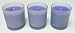 Aromatherapy Hosley® Lavender Highly Scented, Set of 3 Large Frosted Glass Filled Candles 3"H, 4 OZ Each,up to 72 HOUR BURN TIME EACH Bulk Buy, Perfect Votive Gift for WEDDING, PARTY, SPA, Zen, Reiki