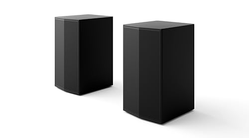 LG SPT8-S Rücklautsprecher-Set, Rücklautsprecher-Set für Soundbars, 100 W Leistung und 2,0 Kanäle, leistungsstarker und Surround-Sound, platzsparendes