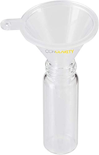 Premium Schnupftabak Bullet Gewürze und SüÃstoffe, 3 g, tragbar, Reiseaufbewahrung (Glas und Acryl) mit ConClarity Mikro-Trichter – Bild 3