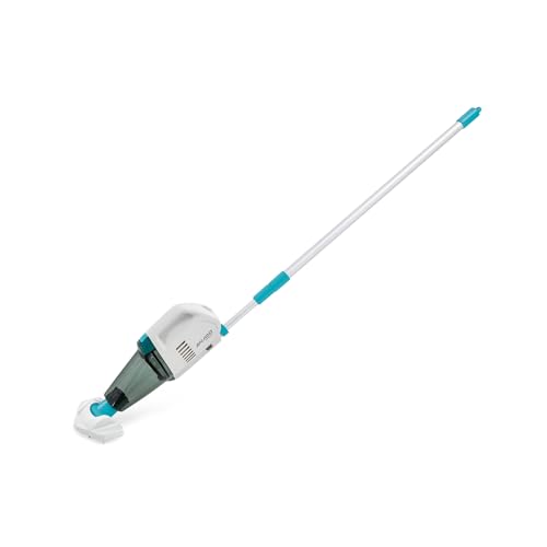 Intex ZR100 Rechargeable Pool & Spa Vacuum - Cordless Handheld Cleaner for Inflatable Hot Tubs & Above Ground Pools, 239cm Telescopic Pole, USB Charging