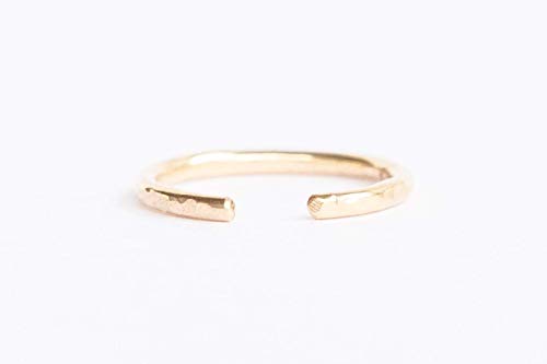 14k Gold Filled Hawaiian Adjustable Open Toe Ring One Size Fits Most