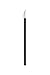 Leegoal Disposable Thin Black Handle Flocked Tip Wands Applicators for Lip Gloss,100pcs