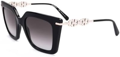FERRAGAMO SF1012S Black Oversized Sunglasses NWT Full Set Italy Salvatore Ferragamo SF1012S Sunglasses main image 3