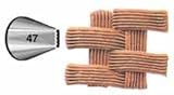 Wilton #47 Basketweave Decorating Tip
