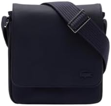 Amazon.com: Lacoste Men's Neocroc Vertical Camera Bag, Tape Black