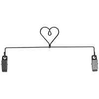 Ackfeld Manufacturing 35672 8in Heart Clip Holder Charcoal Hanger,