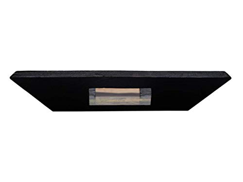 Store Indya Wooden Serving Tray Platter for Tea Snack Desert Kitchen Dining Parties Serveware Accessories (Green)