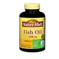 Nature Made Fish Oil Omega-3, 1200mg, 100 Softgels