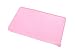 Gefry Pet Food Silicone Bowl Mat FDA Grade Feeding Tray Cats Dogs (Pink)