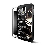 Jack Skellington Quote Nightmare Before Christmas for Iphone and Samsung Galaxy Case (Samsung Galaxy S5 Black)
