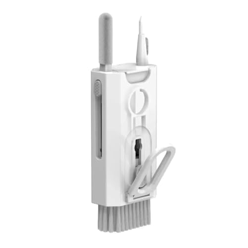 Kit de Limpeza Multifuncional para Eletrônicos – 8 em 1: Teclado, Fone de Ouvido, Telas, Pincel de Alta Densidade, Removedor de Teclas, Microfibra, e Suporte para Smartphone | SHOPNAL