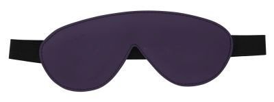 Strict Leather Blindfold Padded Leather, Purple/Black