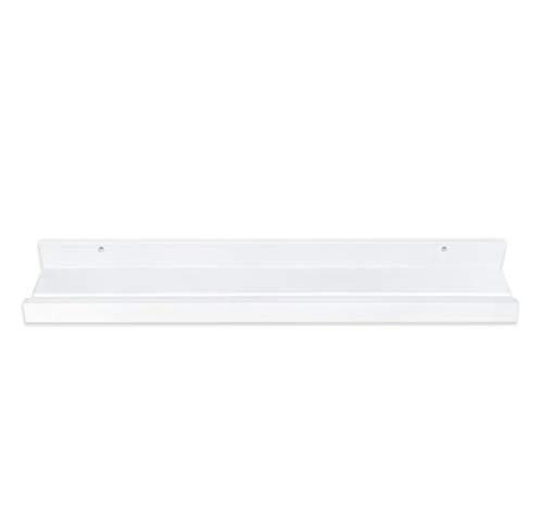 EDGEWOOD Parkwood Wood Wall Shelf Ledge for Picture Frames Books Display, 36-inch, White