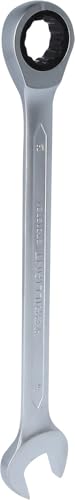 BRILLIANT TOOLS BT013721 Ratchet Ring Spanner 21mm [Powered by KS Tools]