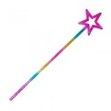 Rainbow Star Wand for Fairy or Princess Costume (1, OneSize)