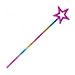 Rainbow Star Wand for Fairy or Princess Costume (1, OneSize)