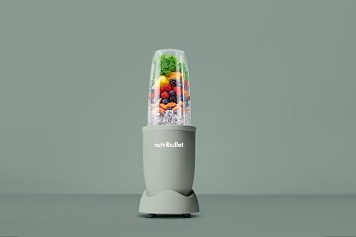 Pro 900 - Batidora Personal Multifunción, Blender Frutas y Verduras, Diseño Compacto, Fácil de Usar y Limpieza Rápida, Extracción de Nutrientes, 900W, Mineral Verde Oliva (NB904MAJD)