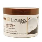 Jergens Crema Deep-Hydrating Cream, Coconut Milk, 8 Ounce