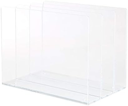 Amazon 無印良品 アクリル仕切りスタンド 3仕切り 約133 210 160mm 新聞 雑誌ストッカー オンライン通販