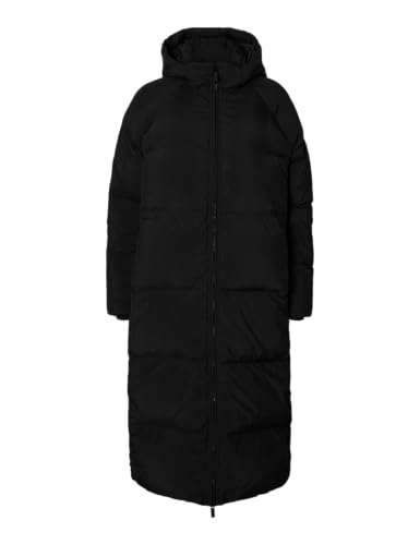 SELECTED FEMME Slfmaya Down Long Coat Noos, Negro, 46