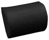 Healthy Back Large Half Roll Lumbar Back Support Cushion with Adjustable Strap and Washable Cover