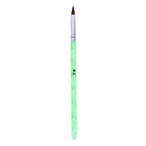 SCASTOE 1Set Acrylic Nail Art Brushes UV Gel Carving Liquid Powder DIY Pen No.4/6/8/10/12