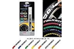 Tire Ink Pink Color Tire Paint Pen - Waterproof Permanent Paint pens for Car Wheels Lettering | Car Wash Safe and Durable | Made in Japan (Pack of 1)
