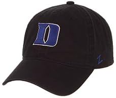Duke DU Dukies Blue Devils Black Scholarship Relaxed Unstructured Adult Mens/Boys/Womens Adjustable Baseball Hat/Cap