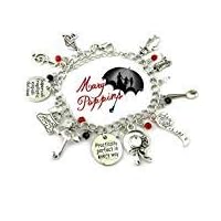 New Horizons Production Mary Poppins Themed Assorted Metal Charms Bracelet