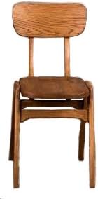 Peppermill Antiques STACKING WOODEN CHAIRS BEN STYLE CAFE RESTAURANT CHAIR