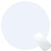 Wknoon Single Circular Blank Mouse Pad - White - 8