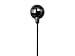 Monoprice Button Design Noise Isolating Earbuds Headphones Black with in-line Microphone and 1-Button Control