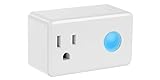 BroadLink Smart WiFi Plug with Night Light, No Hub Required, Remote Control Your Devices, Occupies Only One Socket, ETL Listed, Works with Alexa and Google Assistant, Max Load 1800W, White (1-Pack)