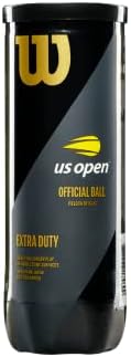 Wilson US Open XD Can Tennis Ball Pack of 3, YELLOW,