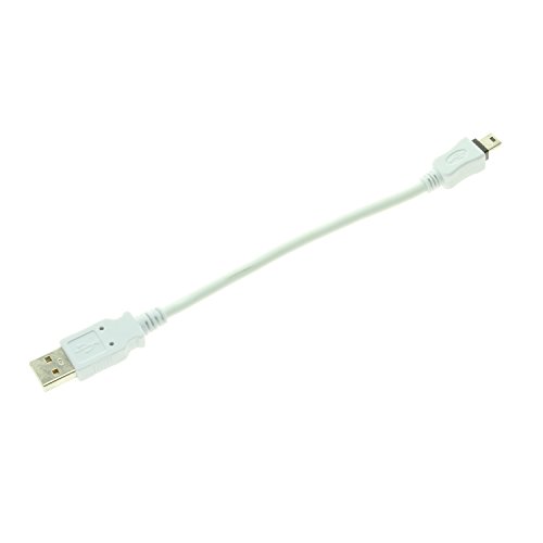 USBGear 8 inch USB A to Mini B Cable