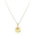 Dogeared Accomplish Magnificent Starburst Necklace in Gold Dipped, MRGG100104500