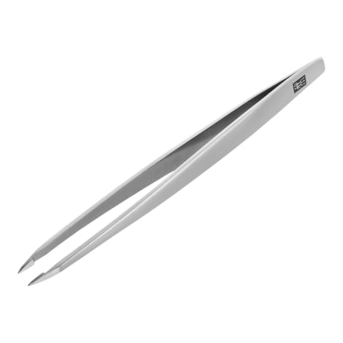ZWILLING Pinzetta appuntita (rimozione di schegge, peli incarniti o sottili, punte ruvide e calibrate), premium, argento, 90 mm