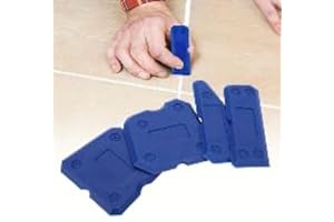 4PCS Silicone Sealant Applicator 4pc Multi-Function Manual Caulking Tool Easy Application Durable For Bathroom Kitchen Tile, 