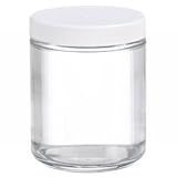 Certified Clean 8oz Clear Glass Sample Jar, Short, case/24
