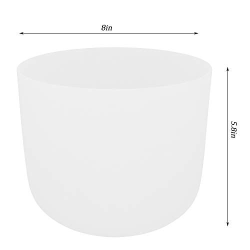 Crystal Singing Bowl 8 Inch F Note Heart Chakra Includes O-ring and Rubber Mallet… (F note) - Image 4