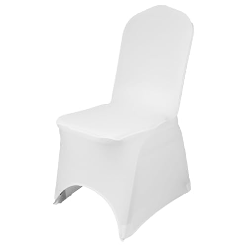 Trimming Shop Stuhlbezug aus elastischem Stoff, abnehmbar, waschbar, 220 g/qm, schützende Schutzhüllen für Hochzeiten, Bankette, Zeremonien, Hotels, R