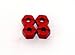 ST Racing Concepts ST3654-12R Aluminum Hex Adapter Traxxas (Red)