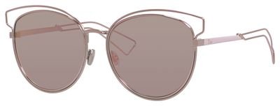 Dior JA0 Pink Sideral2 Cats Eyes Sunglasses Lens Category 2 Lens Mirrored