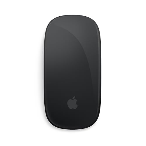 Apple Magic Mouse: Bluetooth, ricaricabile. Compatibile con Mac o iPad; Nero, superficie Multi-Touch (USB-C)