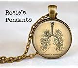 Human Lungs - Anatomy Jewelry - Anatomical Jewelry - Human Anatomy Illustation - Respiratory Therapist Gift