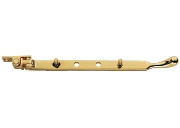 Carlisle Brass - WF12C - Bulb End Casement Stay-Window Fittings - Finish - Polished Brass(PB)