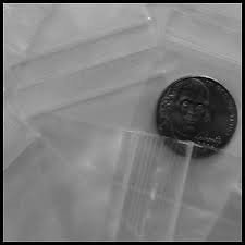 1515 Apple Mini Ziplock Baggies 1.5" X 1.5" 1000 Bags (Clear)