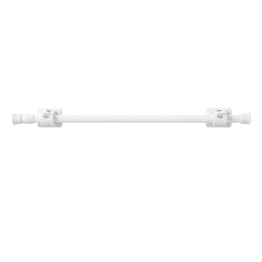 CHUANGOU Bathroom Wall Mounted Single Rod Towel Rail Maximum Length 50cm (White)