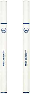 MINT SERENITY - Relaxation Aromatherapy Inhaler Pen - Escape from stress to pleasant relaxation - Delicious stress management - Promotes calm & relaxation - Pack of Two