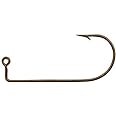 Eagle Claw 570 Bronze Wire Jig Hooks 100 Pack Works Great with Do It Molds
